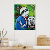 Poster van suikerkattenliefhebbers (Keuken)