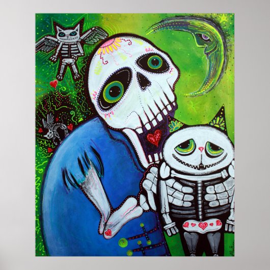 Poster van suikerkattenliefhebbers (Voorkant)