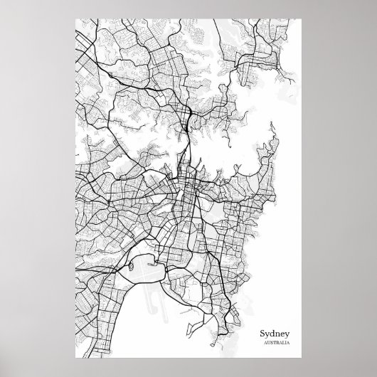 Poster van Sydenay Australia (Voorkant)
