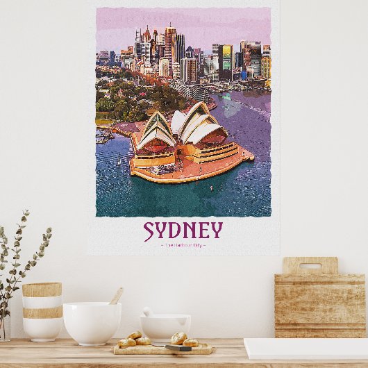 Poster van Sydney (Keuken)
