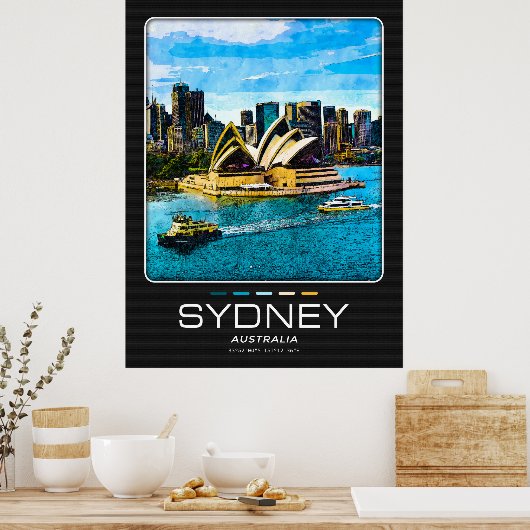 Poster van Sydney (Keuken)