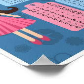 Poster van tabel met vermenigvuldigingen (Hoek)