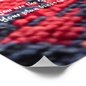 Poster van tapijtpoëzie (Hoek)