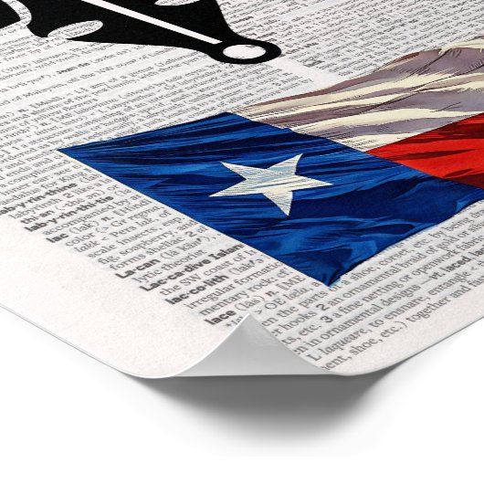 POSTER VAN TEXAS (Hoek)