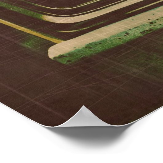 Poster van textuur van de Chevy truck (Hoek)