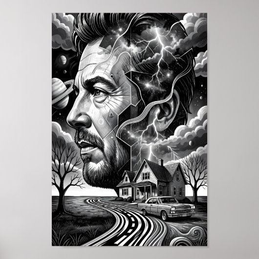 Poster van Thunderlit Journey of the Restless Soul (Voorkant)