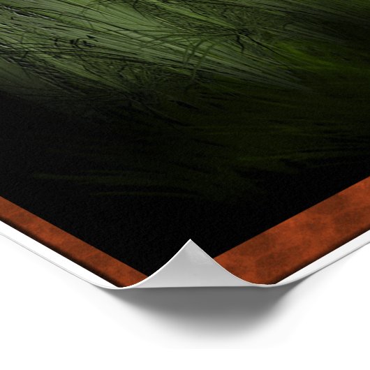 Poster van tijger en kubs (Hoek)