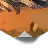 Poster van tijgergezicht (Hoek)