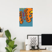 Poster van tijgervlottervliegen (Thuiskantoor)