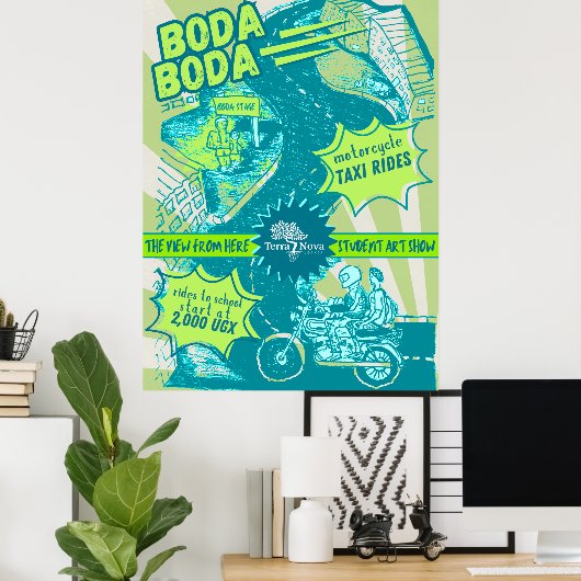 Poster van TNU Boda Boda (Thuiskantoor)