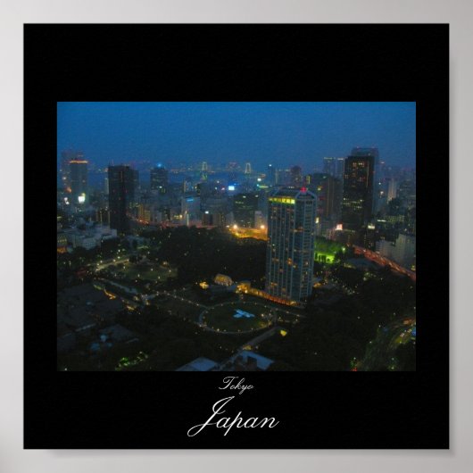 Poster van Tokio, Japan (Voorkant)