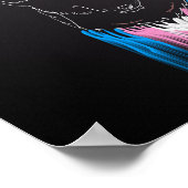 Poster van transmasculine hyena (Hoek)