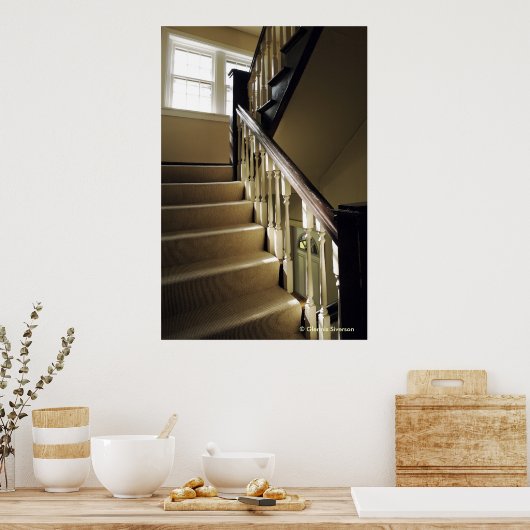 Poster van trap (Keuken)