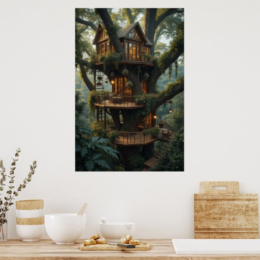 Poster van Treehouse (Keuken)