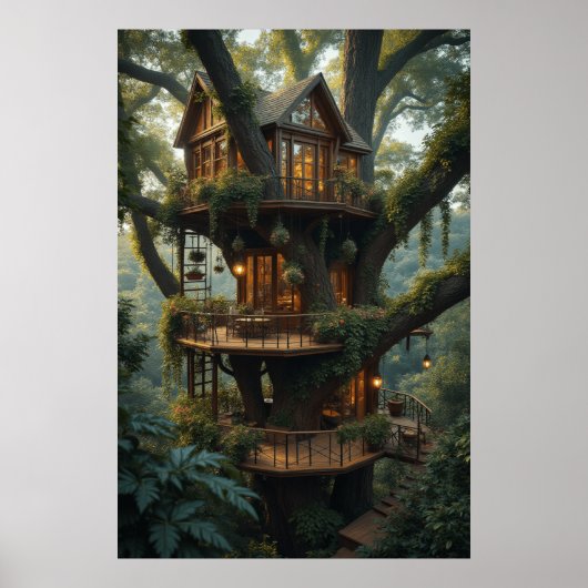 Poster van Treehouse (Voorkant)