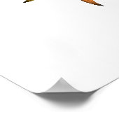 Poster van tribaal vlinder (Hoek)