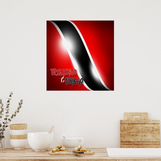 Poster van Trinidad en Tobago afdrukken (Keuken)