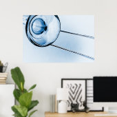 Poster van trombonen (Thuiskantoor)