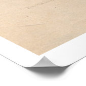  Poster van tropische bananen (Hoek)