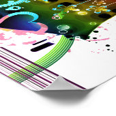 Poster van tropische liefde (Hoek)