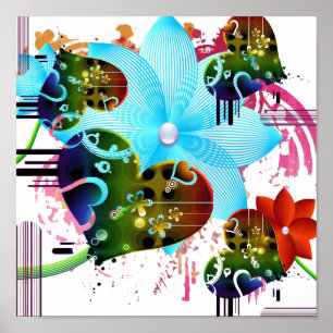 Poster van Tropische Liefde