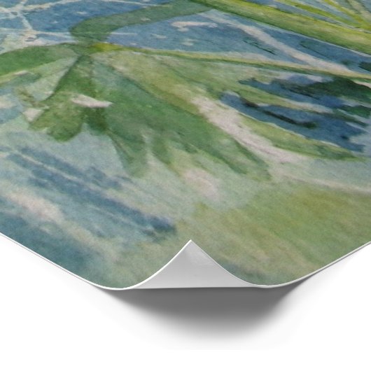 Poster van tuinbloemen (Hoek)