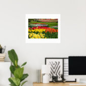 Poster van tuinbloemen (Thuiskantoor)