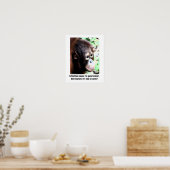 Poster van uitsterven van wilde dieren (Keuken)