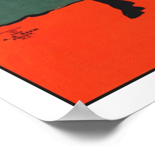 Poster van  uitvoerende kunsten Het circusmeisje (Hoek)