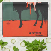 Poster van  uitvoerende kunsten Het circusmeisje Theedoek (Gevouwen)