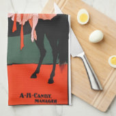 Poster van  uitvoerende kunsten Het circusmeisje Theedoek (Quarter Fold)