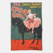 Poster van  uitvoerende kunsten Het circusmeisje Theedoek (Verticaal)