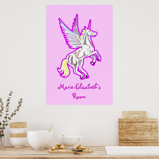 Poster van Unicorn Guardian (Keuken)
