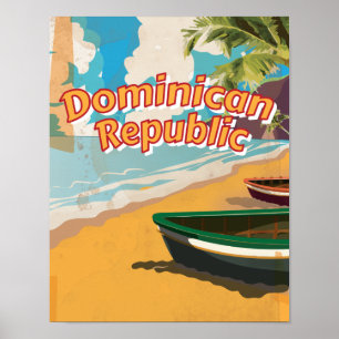  Poster van vakantie in de Dominicaanse Republiek