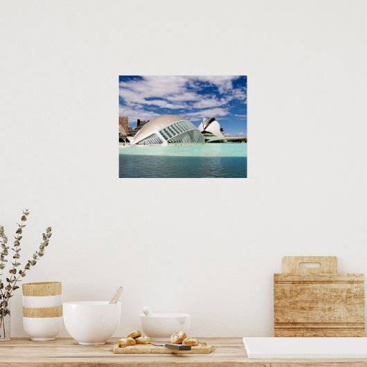 Poster van Valencia. (Keuken)