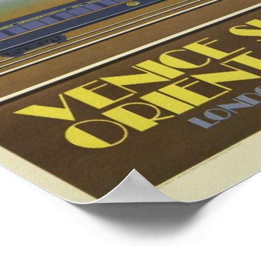 Poster van Venetië Simplon Orient Express (Hoek)