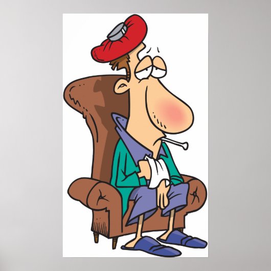 Poster van verdund Man (Voorkant)