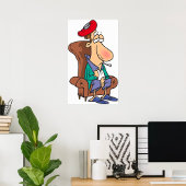 Poster van verdund Man