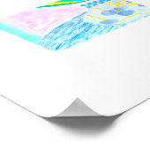 Poster van verse orchideeën (Hoek)