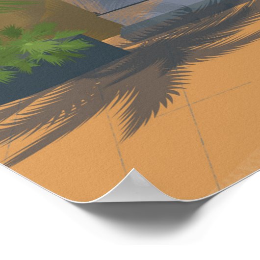 Poster van vietnam vintage (Hoek)