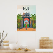 Poster van vietnam vintage (Keuken)