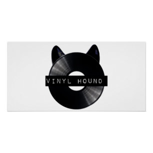Poster van vinylhagel (glanzende afwerking)