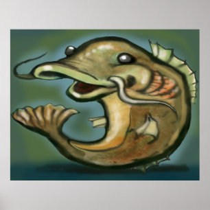 Poster van vis