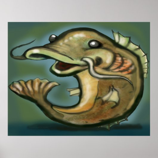 Poster van vis (Voorkant)