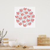 Poster van vliegende varkens (Keuken)