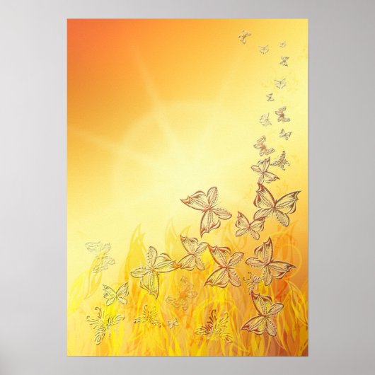 Poster van vlinder (Voorkant)