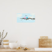 Poster van vogels (Keuken)