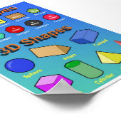 Poster van vormen (Hoek)