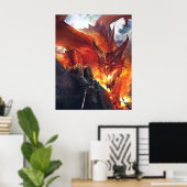 Poster van vuurvaste tong (Thuiskantoor)