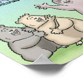 Poster van wafels en pannenkoeken (Hoek)